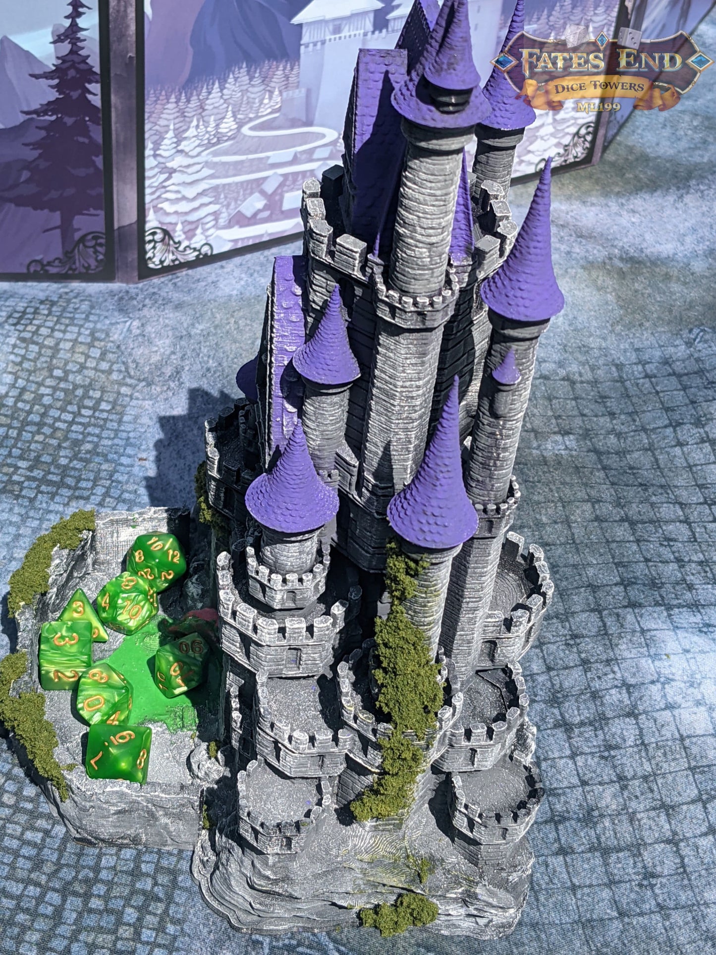 Mimic Castle 3D Printed Dice Tower