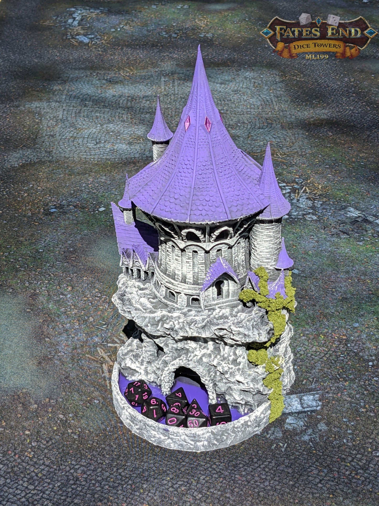 Sorcerer Class 3D Printed Dice Tower