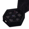 Hexagonal Faux Leather Dice Vault