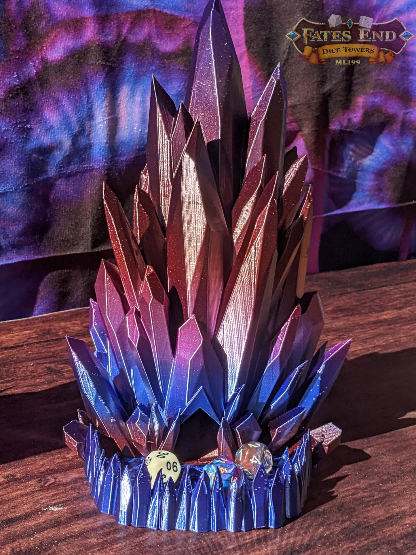 Crystal Dice Tower