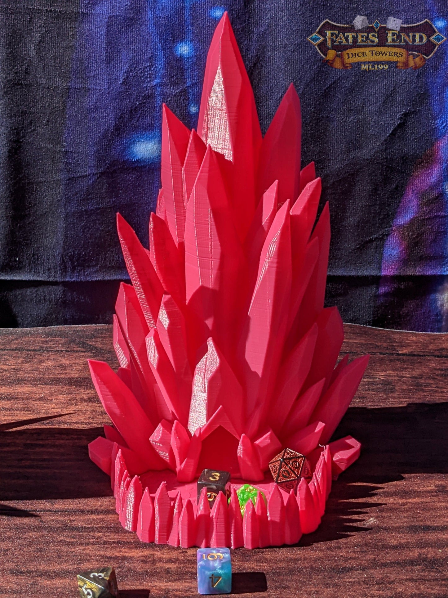 Crystal Dice Tower