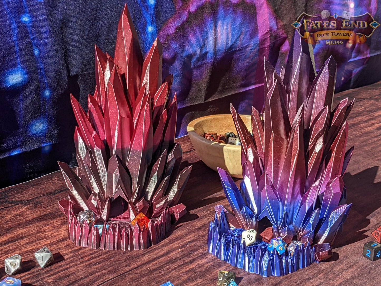 Crystal Dice Tower