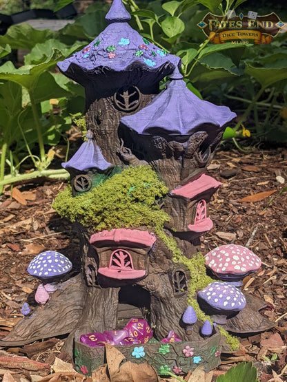 Fairy 3D Printed Dice Tower - Fate's End Collection Enchanted Forest Theme