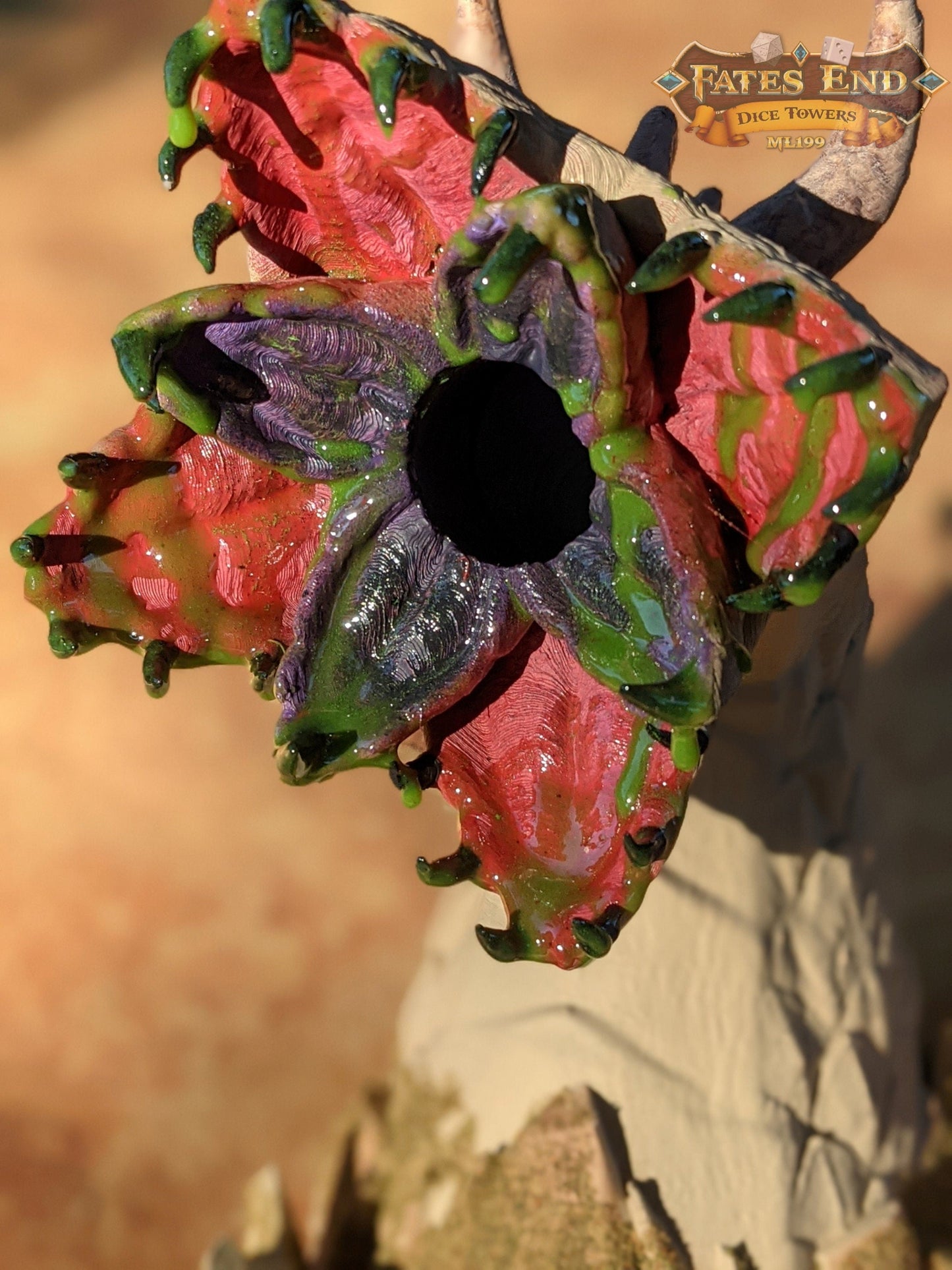 Moon Sand Worm Dice Tower