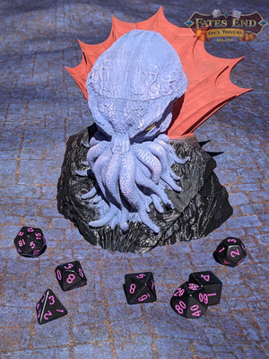 Mind Flayer 3D Printed Dice Box