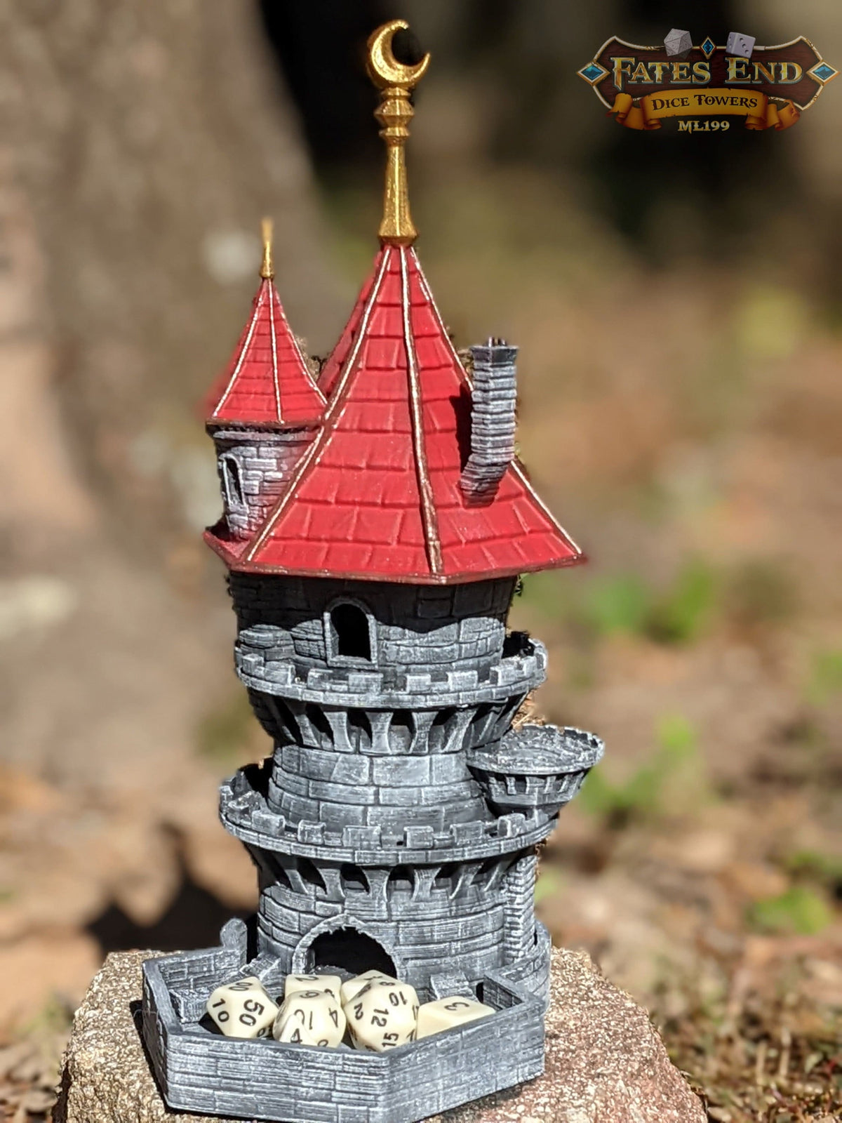 Wizard 3D Printed Dice Tower