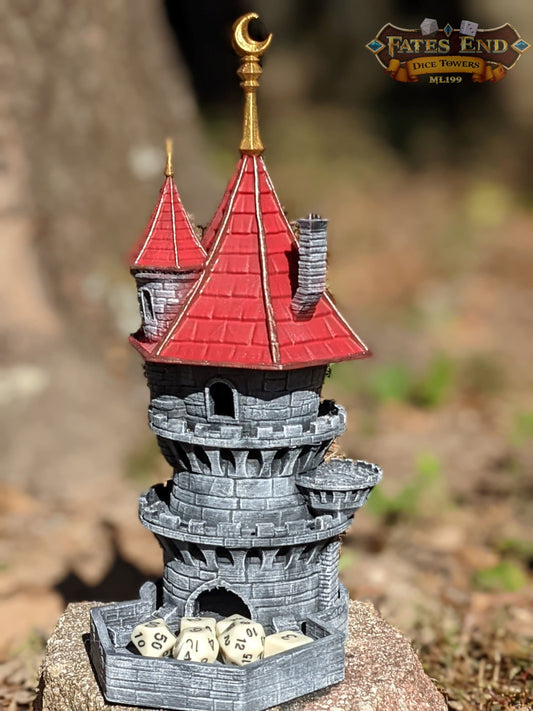 Wizard 3D Printed Dice Tower