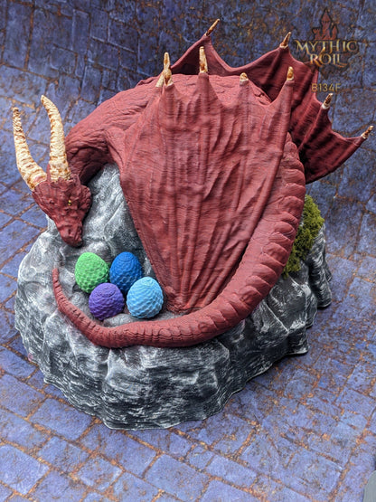 Dragon's Egg Nest 3D Printed Dice Jail