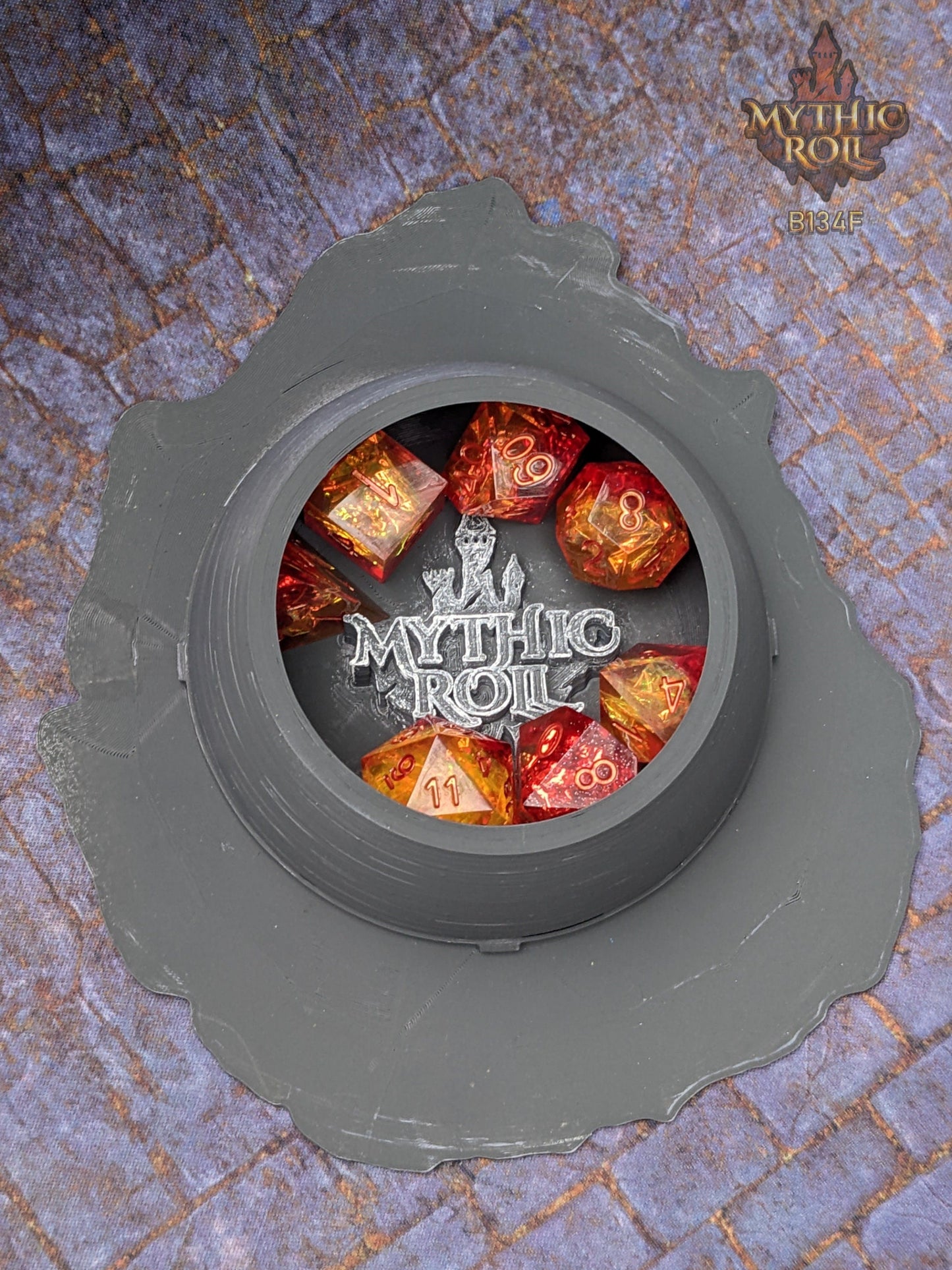Dragon's Egg Nest 3D Printed Dice Jail