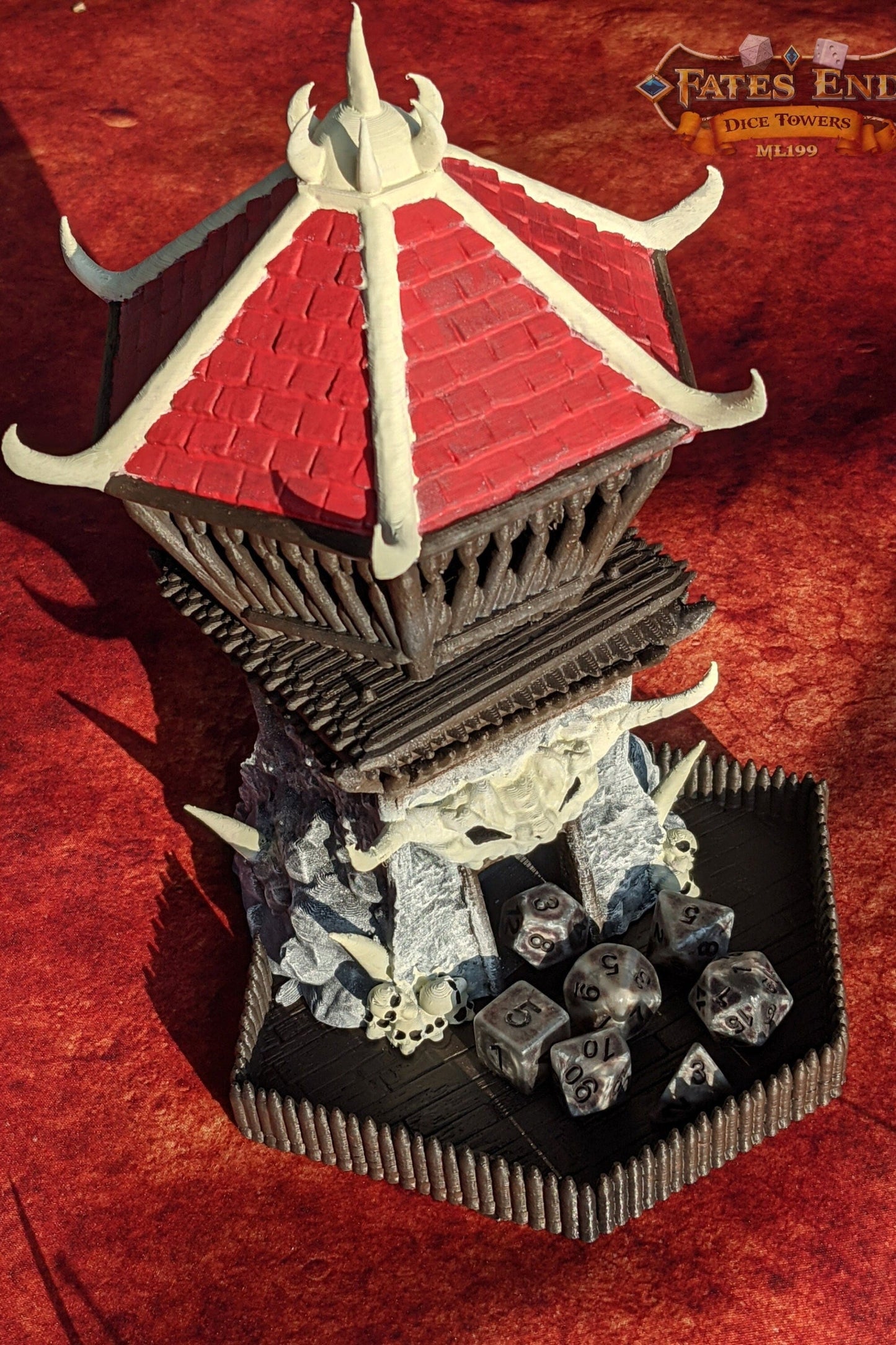 Barbarian Class 3D Printed Dice Tower