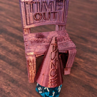 Time Out Chair & Dunce Cap 3D Printed Dice Jail