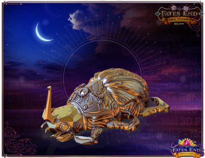 Clockwork Steampunk Scarab Dice Jail/Box/Vault