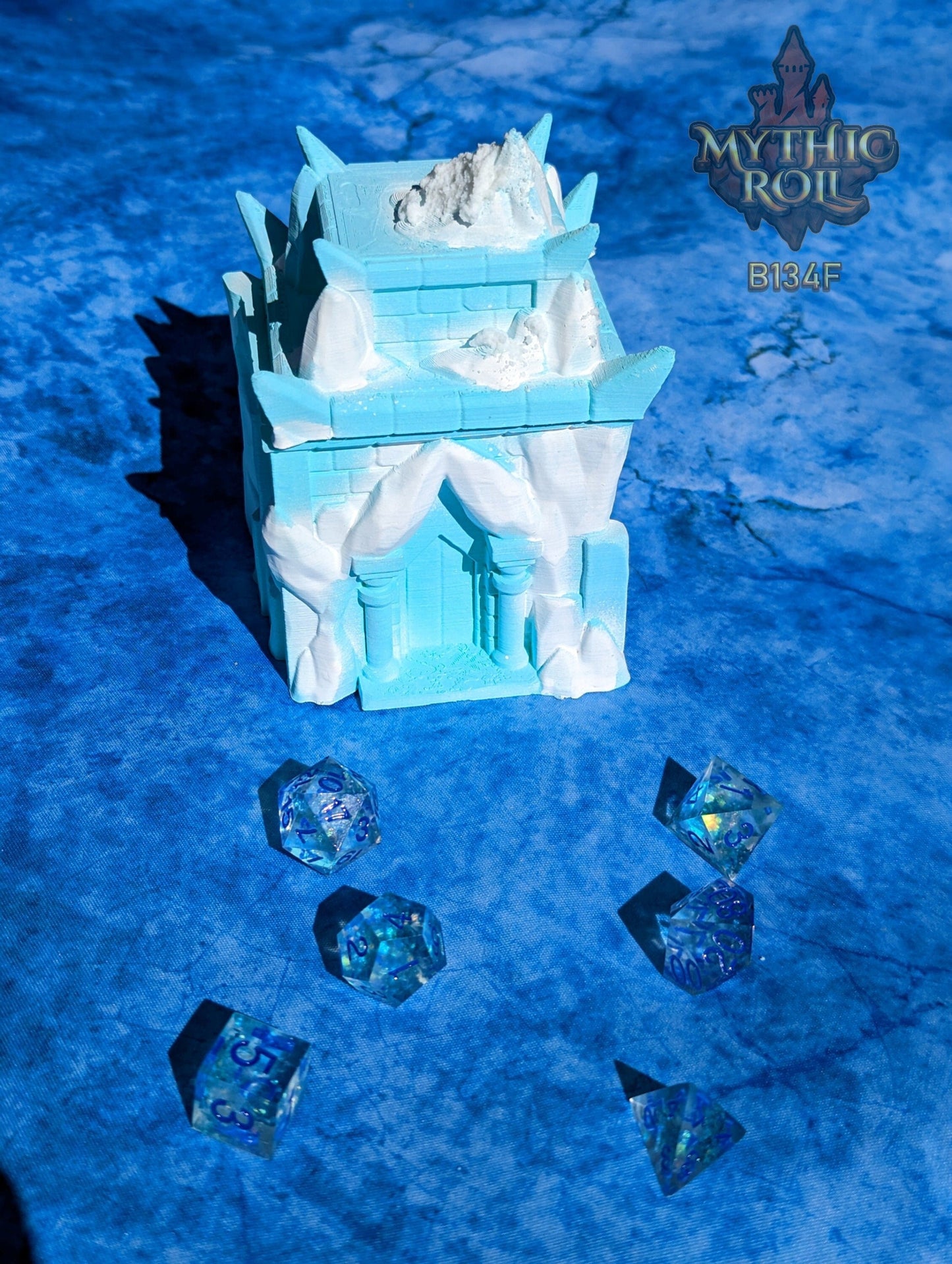 Frost Giant 3D Printed Dice Jail