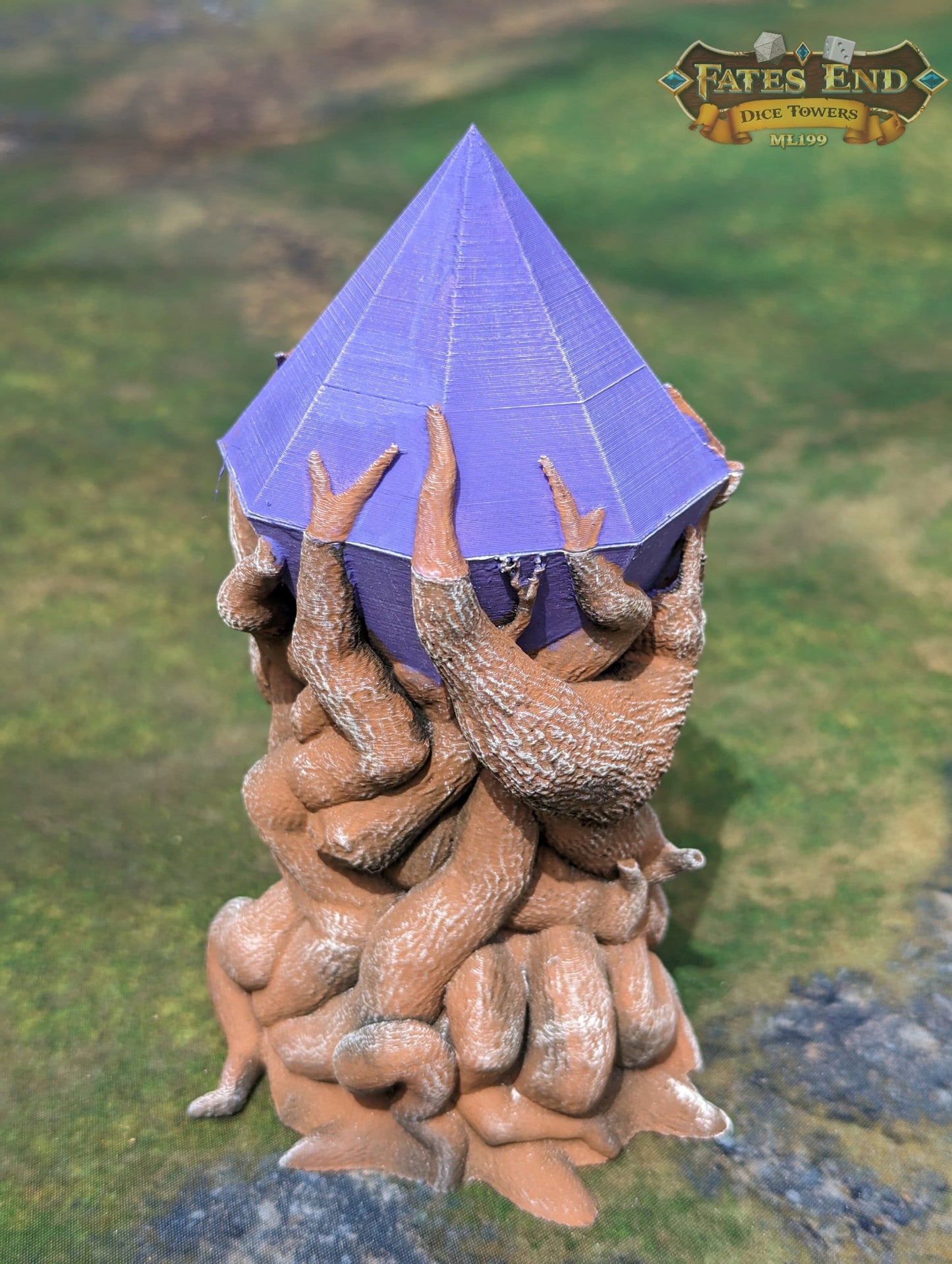 Druid's Crystal Focus Dice Jail/Vault/Box