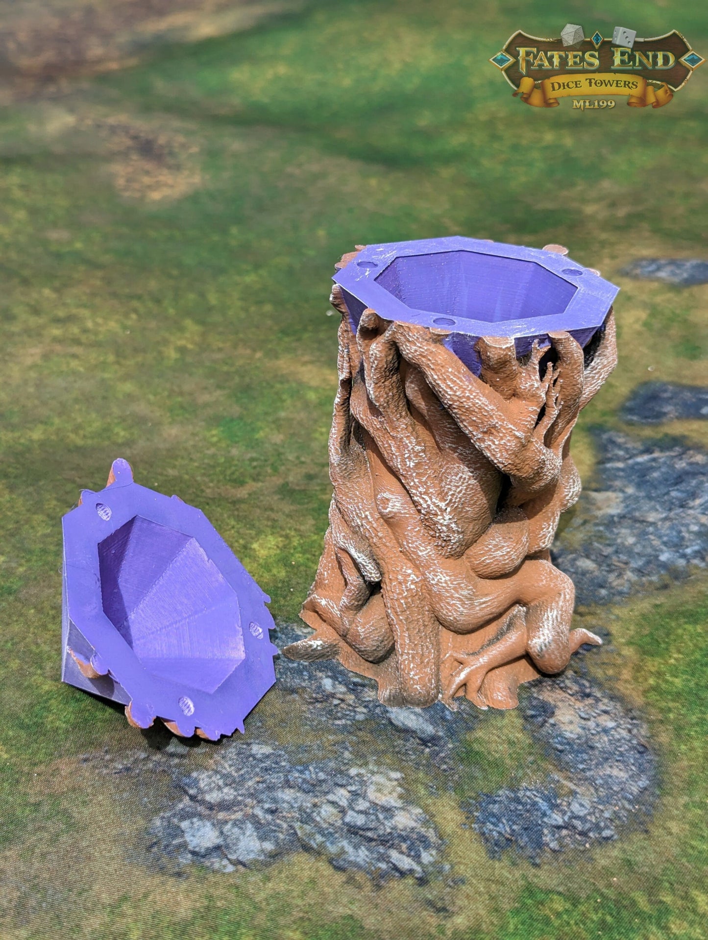 Druid's Crystal Focus Dice Jail/Vault/Box