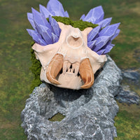 Warlock's Skull Demon Slayer 3D Printed Dice Tower
