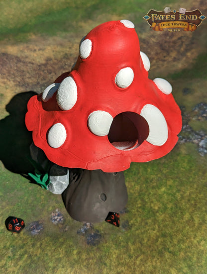 Mushroom Dice Tower - 3D Printed Fantasy RPG Accessory