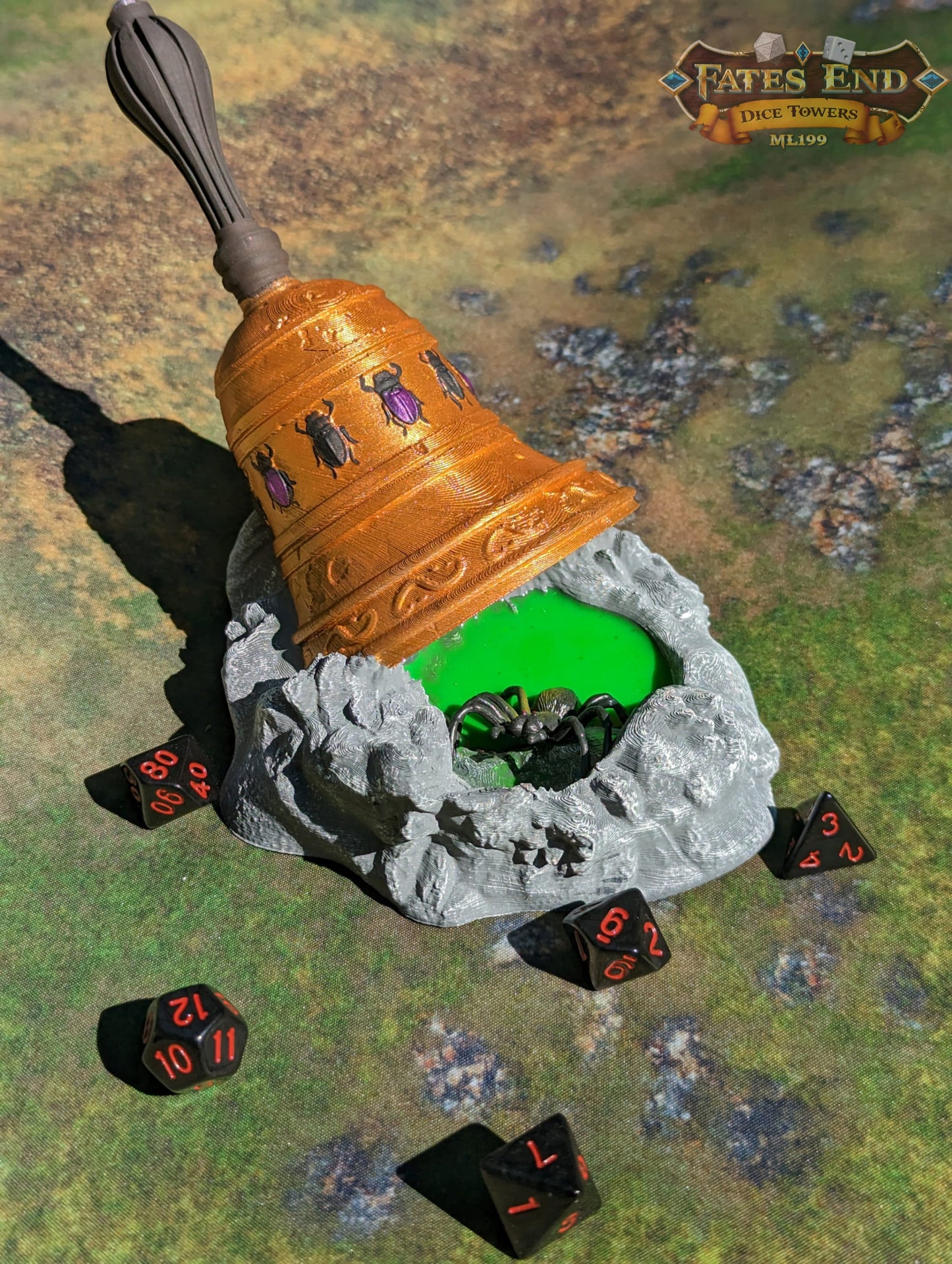 Bell of Bugs Dice Tower - Fate's End Collection