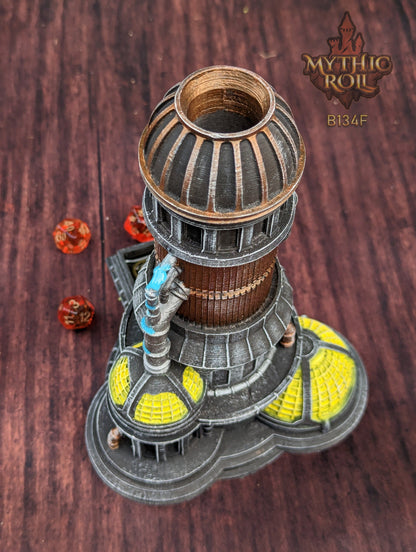 Steampunk 3D Printed Dice Tower