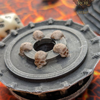 Necromancer's Mausoleum 3D Printed Dice Jail