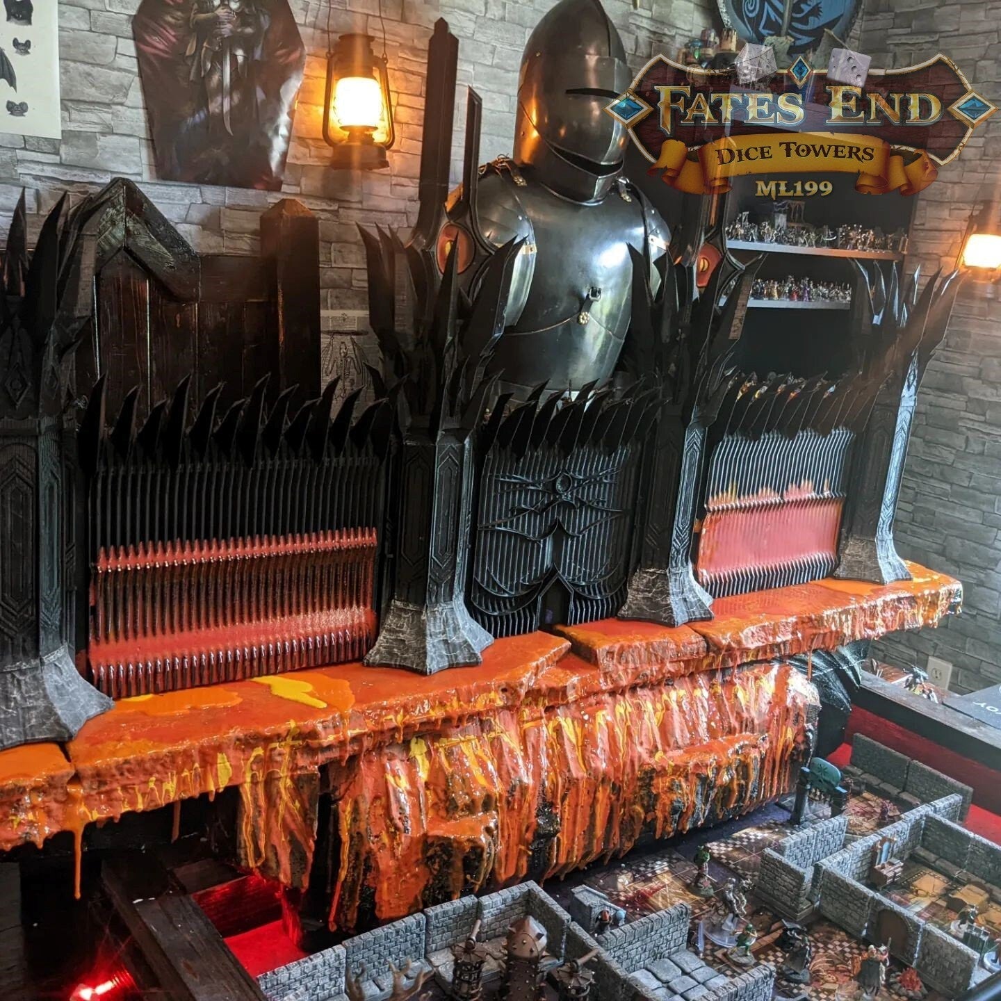 Dungeon Master Screen/Game Master Screen- Necro Lord Lich