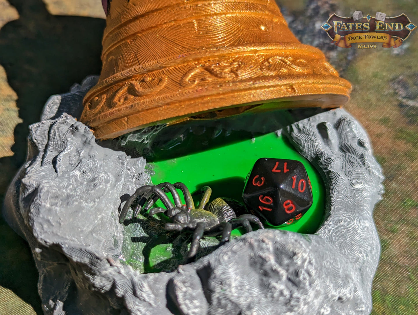 Bell of Bugs Dice Tower - Fate's End Collection
