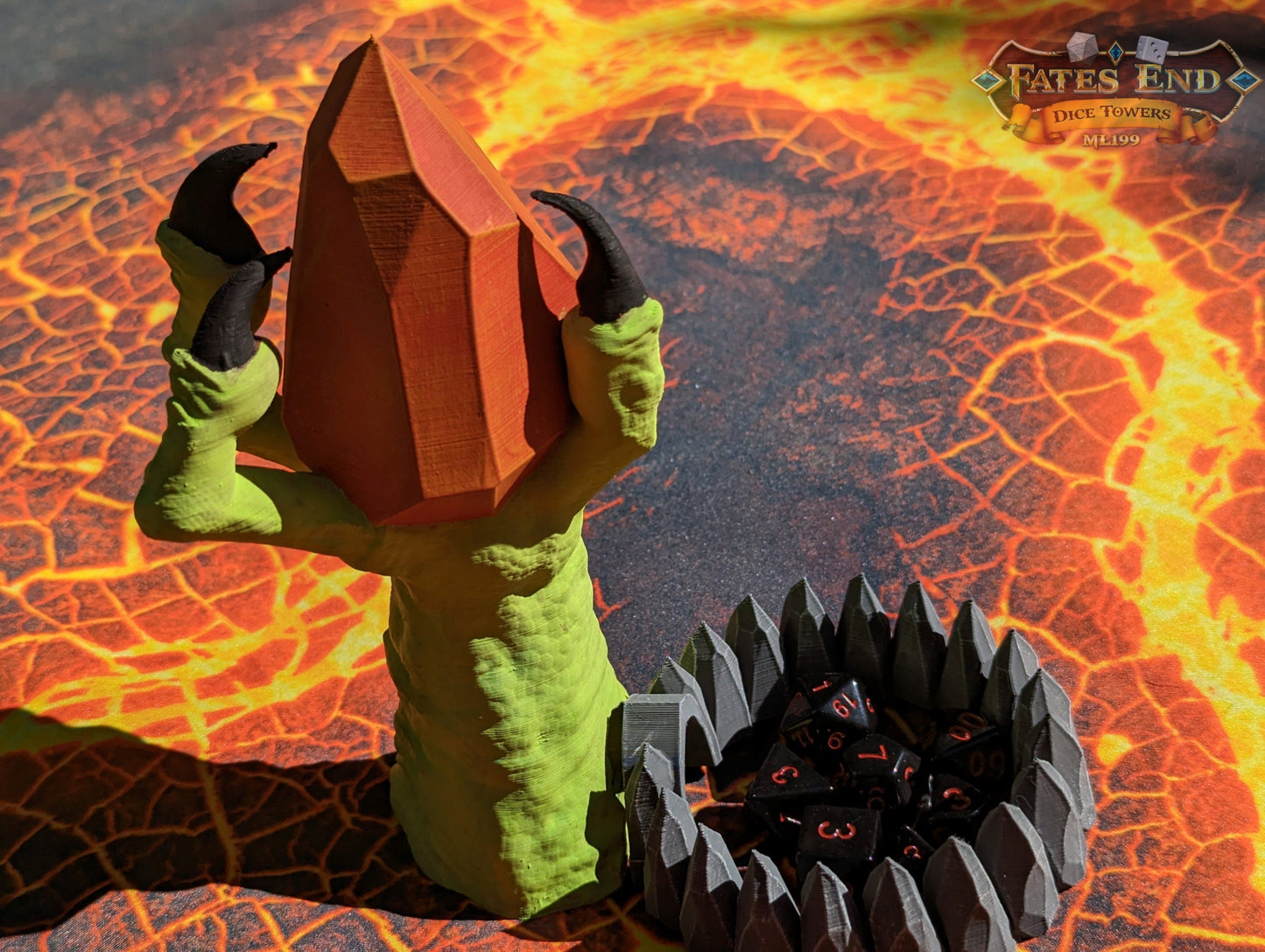 Claw of Fate Dice Tower by Furhaven - Fate's End Collection