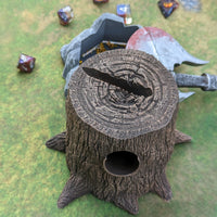 Barbarian Axe 3D Printed RPG Dice Tower - Fate's End Collection