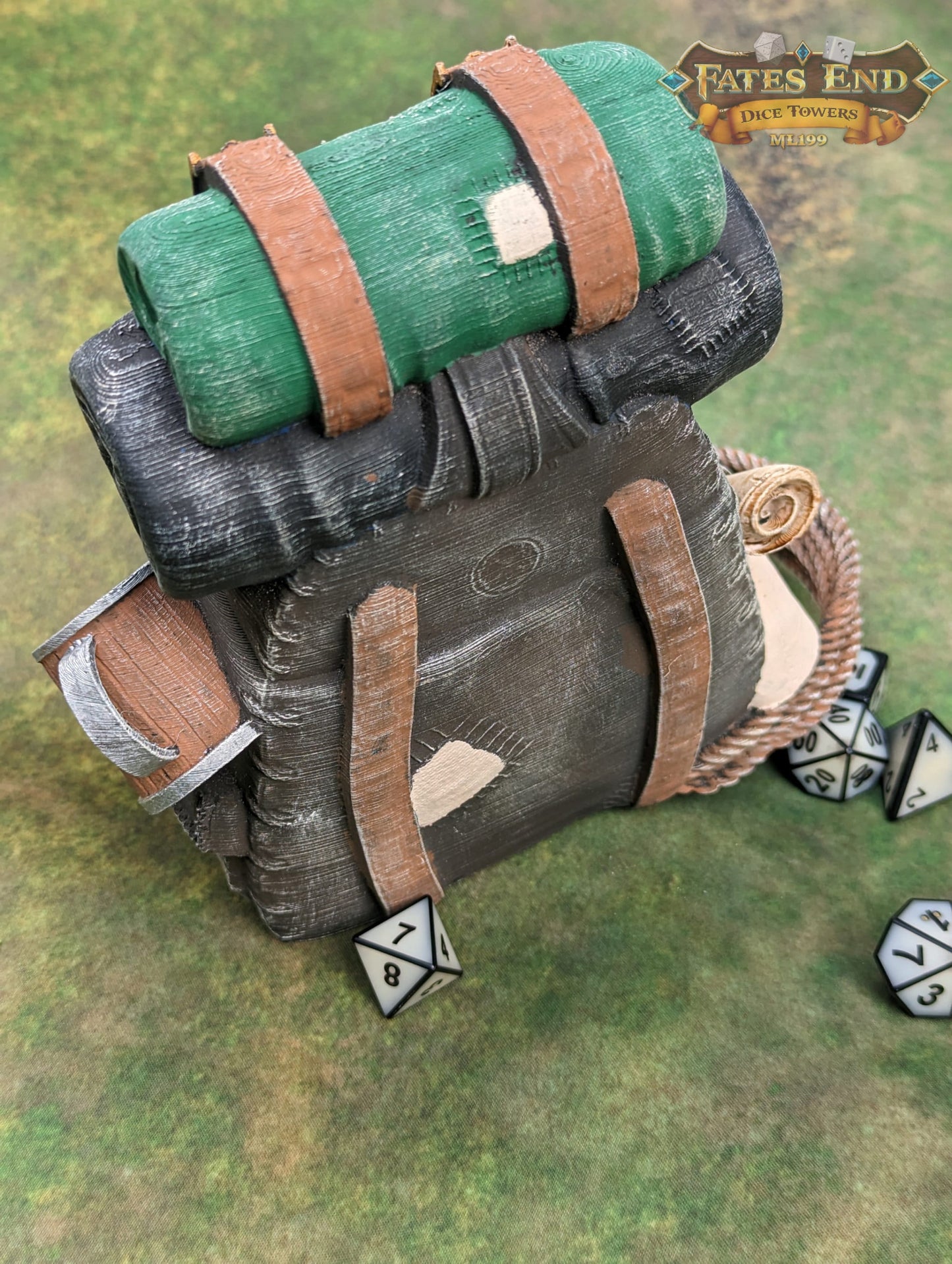 Ranger Back Pack 3D Printed Dice Tower