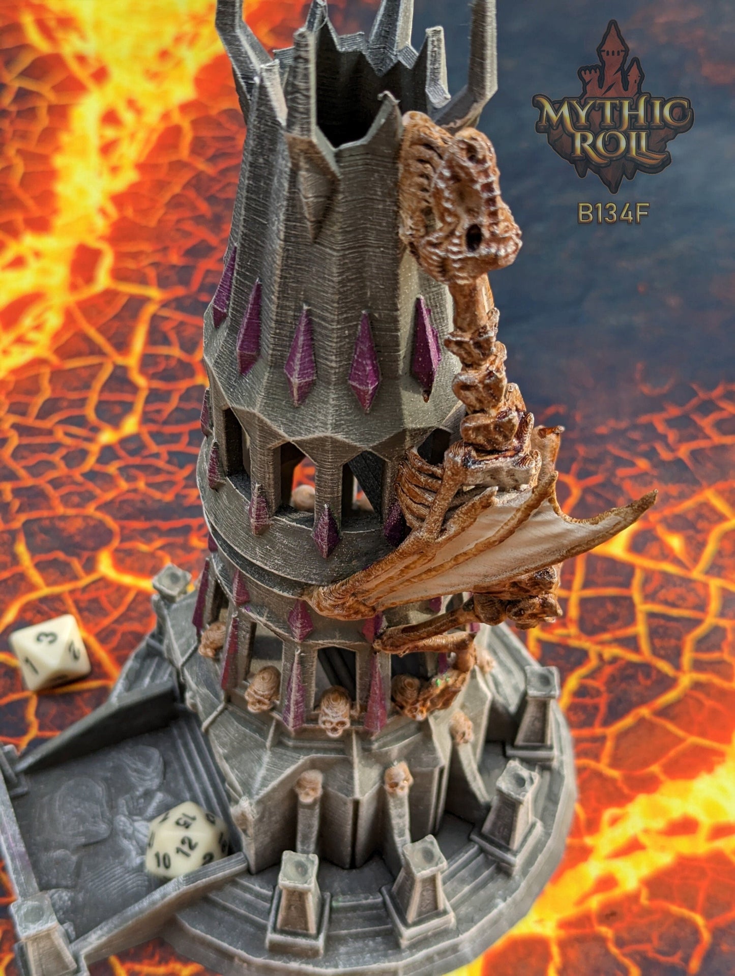 Necromancer Lich Hold Dice Tower