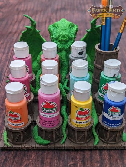 Cthulhu Paint Brush & Bottle Holder