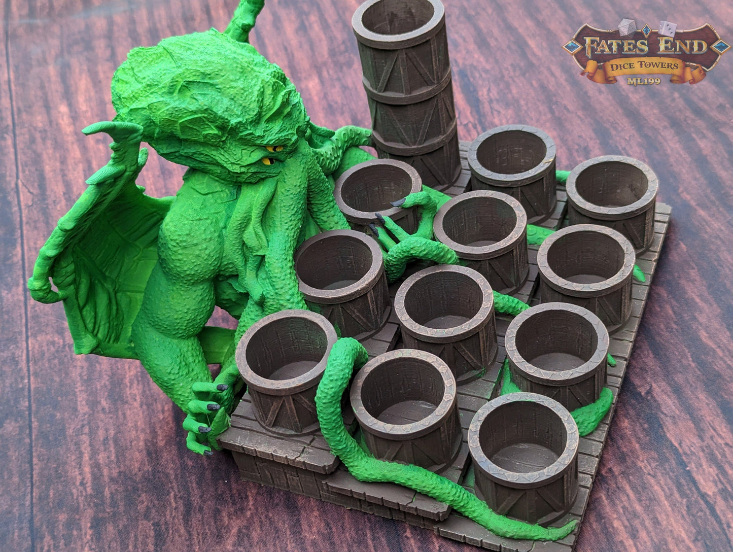 Cthulhu Paint Brush & Bottle Holder