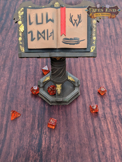 Magic Book Tome Dice Tower