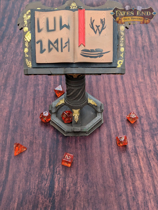 Magic Book Tome Dice Tower