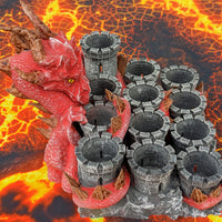 Dragon Paint Brush & Bottle Holder