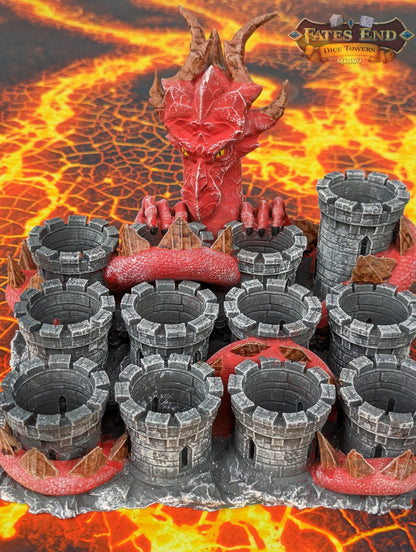 Dragon Paint Brush & Bottle Holder
