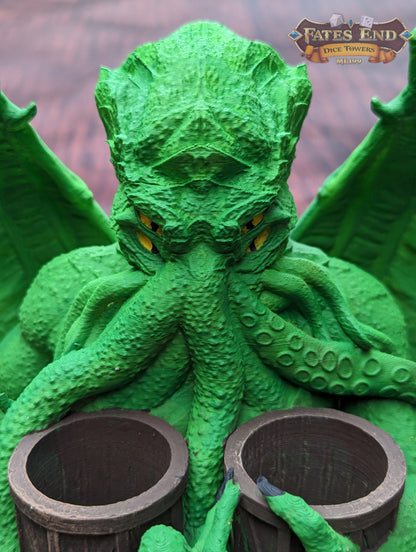 Cthulhu Paint Brush & Bottle Holder