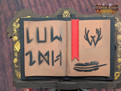 Magic Book Tome Dice Tower