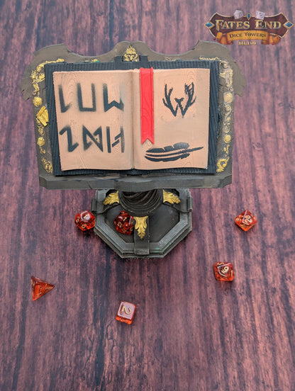 Magic Book Tome Dice Tower