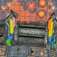 Dungeon Master Screen/Game Master Screen - Cyberpunk/SciFi/Alien Theme