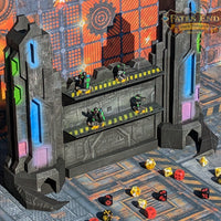 Dungeon Master Screen/Game Master Screen - Cyberpunk/SciFi/Alien Theme