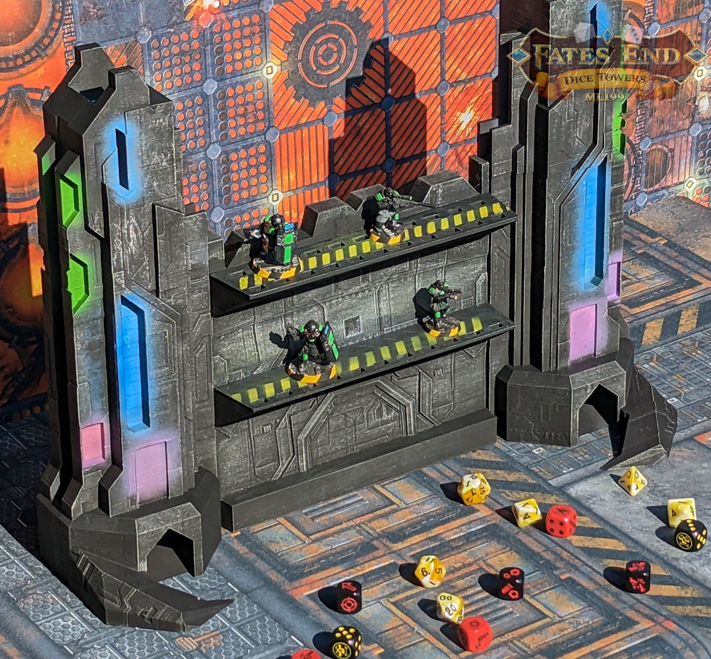 Dungeon Master Screen/Game Master Screen- Cyberpunk/SciFi/Alien