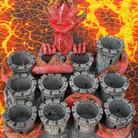 Dragon Paint Brush & Bottle Holder