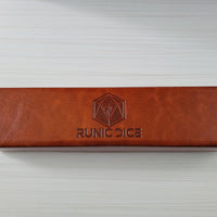 Gemstone Azurite Hand Carved Polyhedral Dice Set