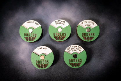 Order Dials for Astra Militarum (Imperial Guard) 5 Pack - Warhammer 40K 10th Edition