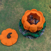 Pumpkin Jack O' Lantern 3D Printed Dice Jail