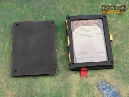 Magic Tome Card Holder-Dice Vault