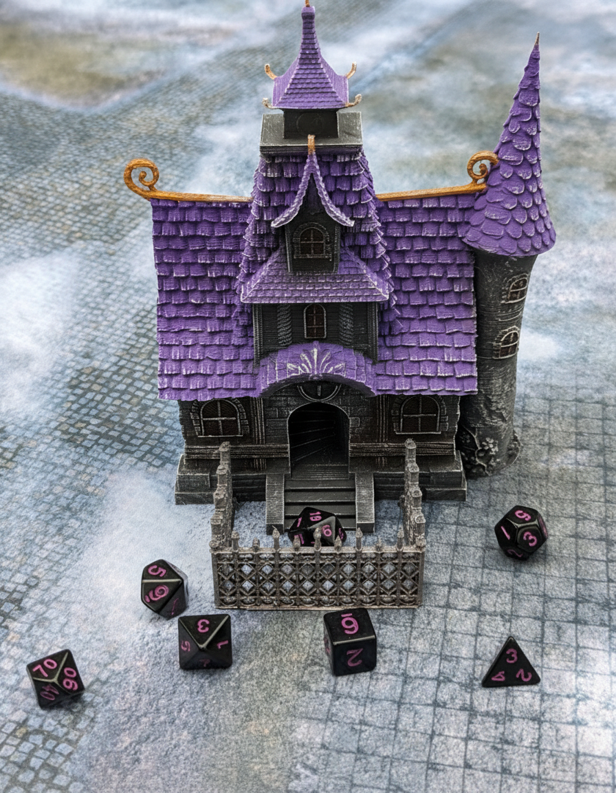 Orphanage-Schoolhouse Dice Tower