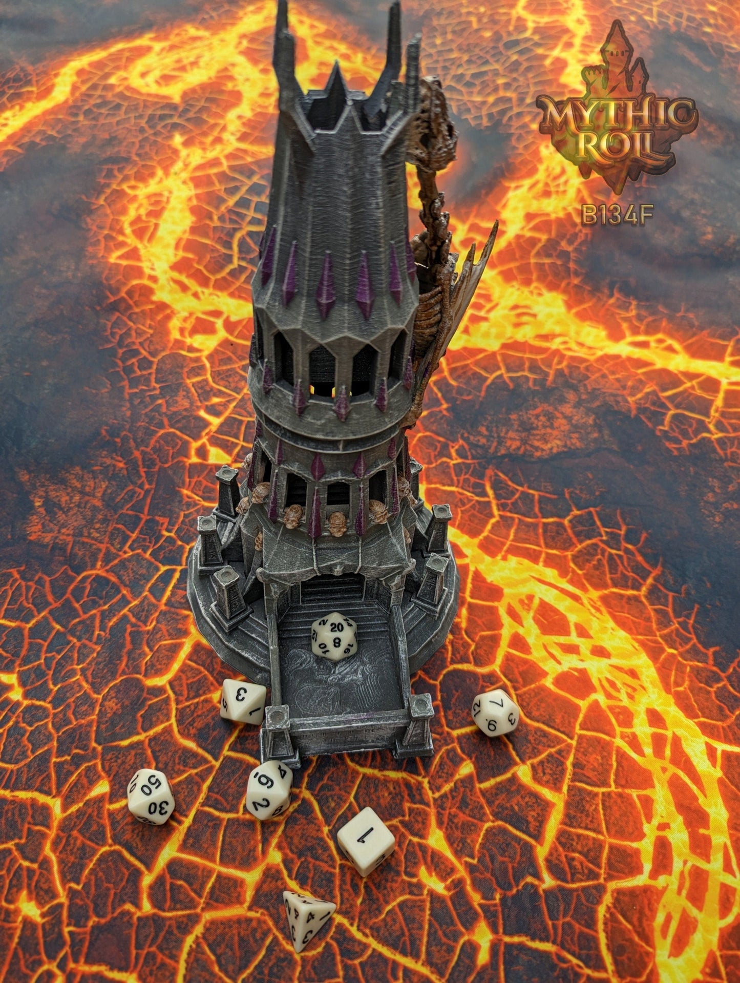 Necromancer Lich Hold Dice Tower