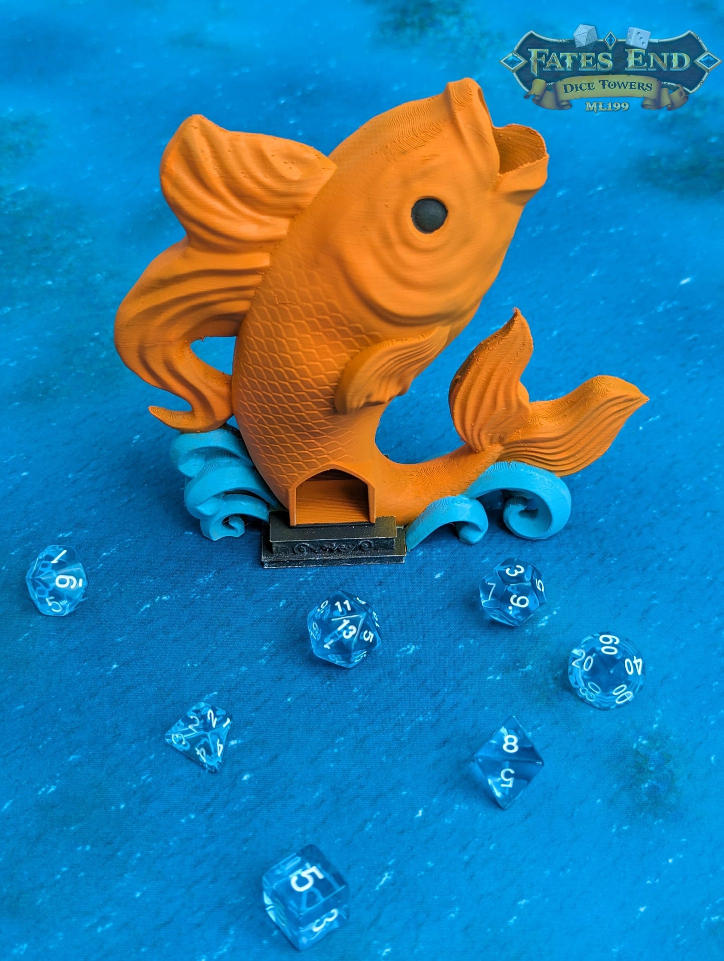 Koi Fish Dice Tower